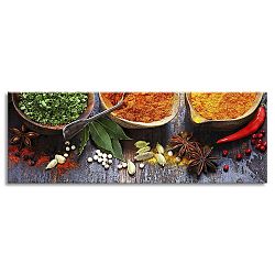 Obraz Styler Glas Kitchen Bowls, 30 x 80 cm