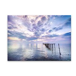 Obraz Styler Glas Summer Blue, 80 x 120 cm