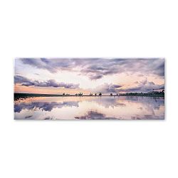 Obraz Styler Glas Summer Peach, 50 x 125 cm