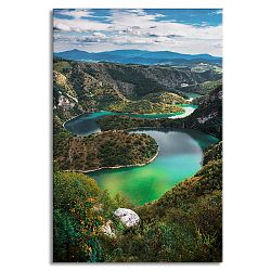 Obraz Styler Glas Views Meanders, 70 x 100 cm