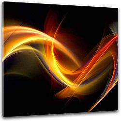 Obraz Styler Glasspik Abstract Nero, 30 x 30 cm