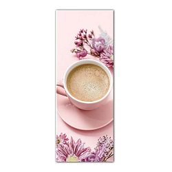 Obraz Styler Glasspik Cute Cup, 30 x 80 cm