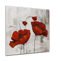 Obraz Styler Glasspik Flower B, 20 x 20 cm