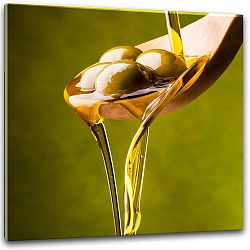 Obraz Styler Glasspik Olive II, 30 x 30 cm