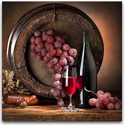 Obraz Styler Glasspik Wine IV, 30 x 30 cm