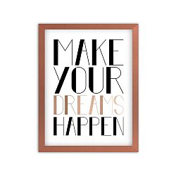 Obraz Styler Modernpik Gold Make Your, 24 x 30 cm