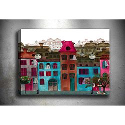 Obraz Tablo Center Colorful Houses, 60 x 40 cm