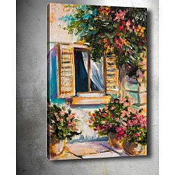 Obraz Tablo Center Flowers Pots, 50 x 70 cm