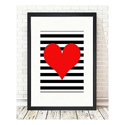 Obraz Tablo Center Hearts, 24 x 29 cm