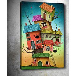 Obraz Tablo Center Tree Houses, 40 x 60 cm