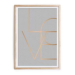 Obraz v rámu Velvet Atelier Love, 60 x 40 cm