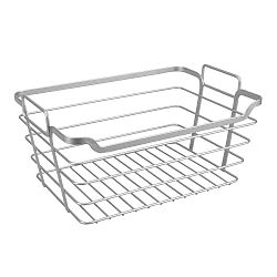 Ocelový koupelnový košík Metaltex Basket
