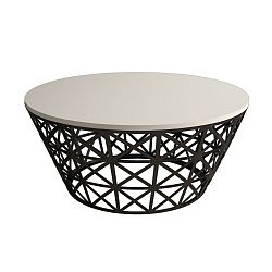 Odkládací stolek Stil Cream, ⌀ 90 cm