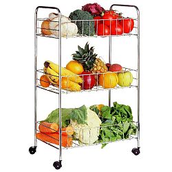 Odkládací vozík Premier Housewares Chrome Tier