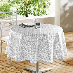 Omyvatelný ubrus ø 160 cm Abaca – douceur d'intérieur