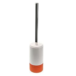Oranžová štětka na záchod Versa Hanz, výška 31 cm
