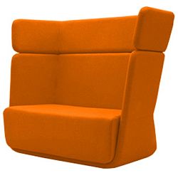 Oranžové křeslo Softline Basket Valencia Orange