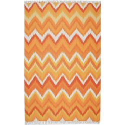 Oranžový běhoun Eco Rugs Tribe, 80 x 300 cm