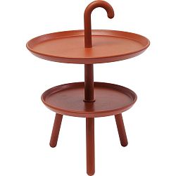 Oranžový odkládací stolek Kare Design Jacky, ⌀ 42 cm