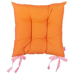 Oranžový podsedák Apolena Plain Orange, 41 x 41 cm
