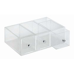 Organizér se 3 zásuvkami iDesign Flip, 9x18 cm