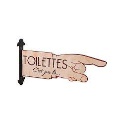 Orientační cedule Antic Line Toilettes