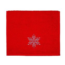 Osuška Christmas Snowflake Red, 30 x 50 cm
