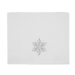 Osuška Christmas Snowflake White, 30 x 50 cm