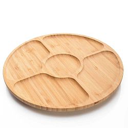 Otočný bambusový stojan Bambum Victoria, 28 cm