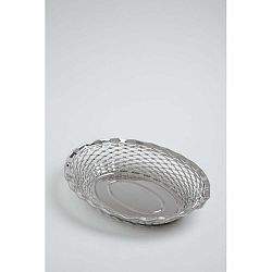 Oválný košík na pečivo Steel Function, 30 x 24 cm