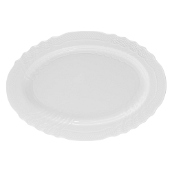 Ovalný porcelánový talíř Kasanova Drey, ø 36 cm