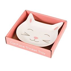 Ozdobný porcelánový talířek Rex London Cat Face