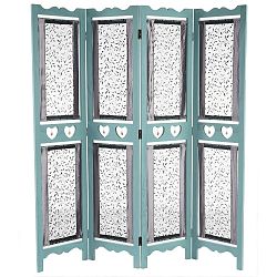 Paravan Heart Green, 161x170 cm