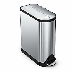 Pedálový ocelový odpadkový koš 45 l - simplehuman