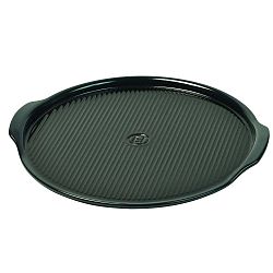 Pepřově černý podnos na pizzu Emile Henry, ⌀ 30 cm