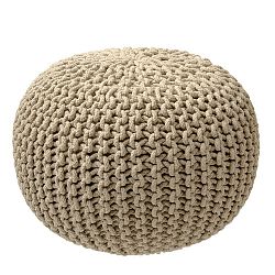 Pískově hnědý sedací puf loomi.design