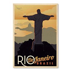 Plakát Americanflat Rio, 42 x 30 cm