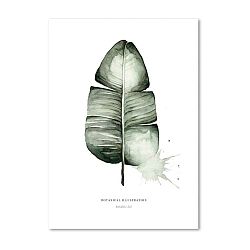 Plakát Leo La Douce Banana Leaf, 21 x 29,7 cm