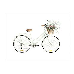 Plakát Leo La Douce Bicycle Love, 21 x 29,7 cm