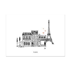 Plakát Leo La Douce Paris Mon Amour, 21 x 29,7 cm