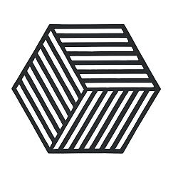 Podložka pod horké nádoby Zone Hexagon, černá
