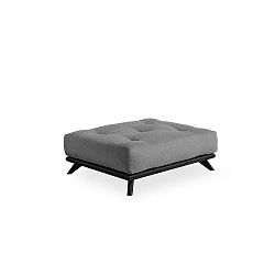 Podnožka Karup Design Senza Black/Marble Grey