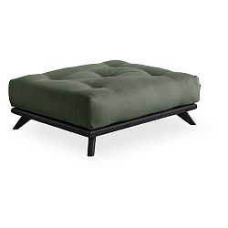 Podnožka Karup Design Senza Black/Olive Green