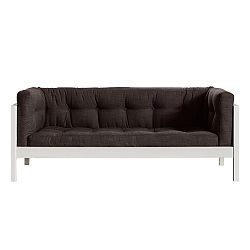 Pohovka pro dva Karup Fusion White/Linoso Choco