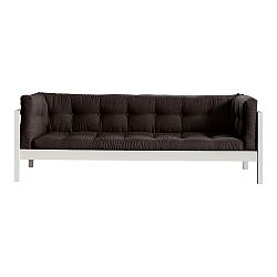 Pohovka pro tři Karup Fusion White/Linoso Choco