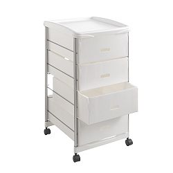 Pojízdný stojan s 4 šuplíky Metaltex, výška 72 cm