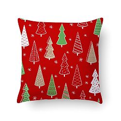 Polštář Crido Consulting Festive Trees, 40 x 40 cm