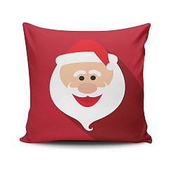 Polštář Happy Santa Face, 45x45 cm