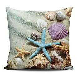 Polštář Home de Bleu Tropical Shells, 43 x 43 cm