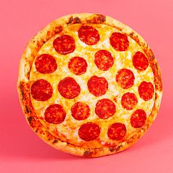 Polštář Just 4 Kids Fast Food Pizza, ⌀ 37 cm